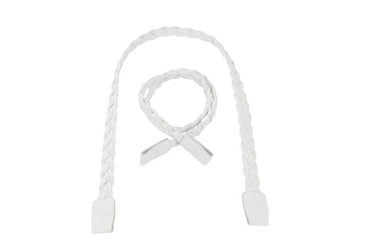 Braided Handles - White  KBA