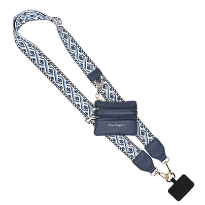 Clip & Go Strap w/Zippered Pouch XOXO