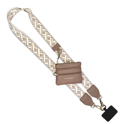 Clip & Go Strap w/Zippered Pouch XOXO