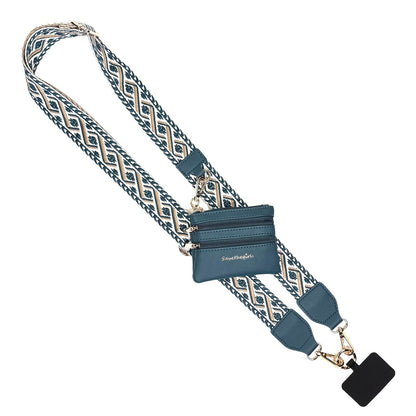 Clip & Go Strap w/Zippered Pouch XOXO